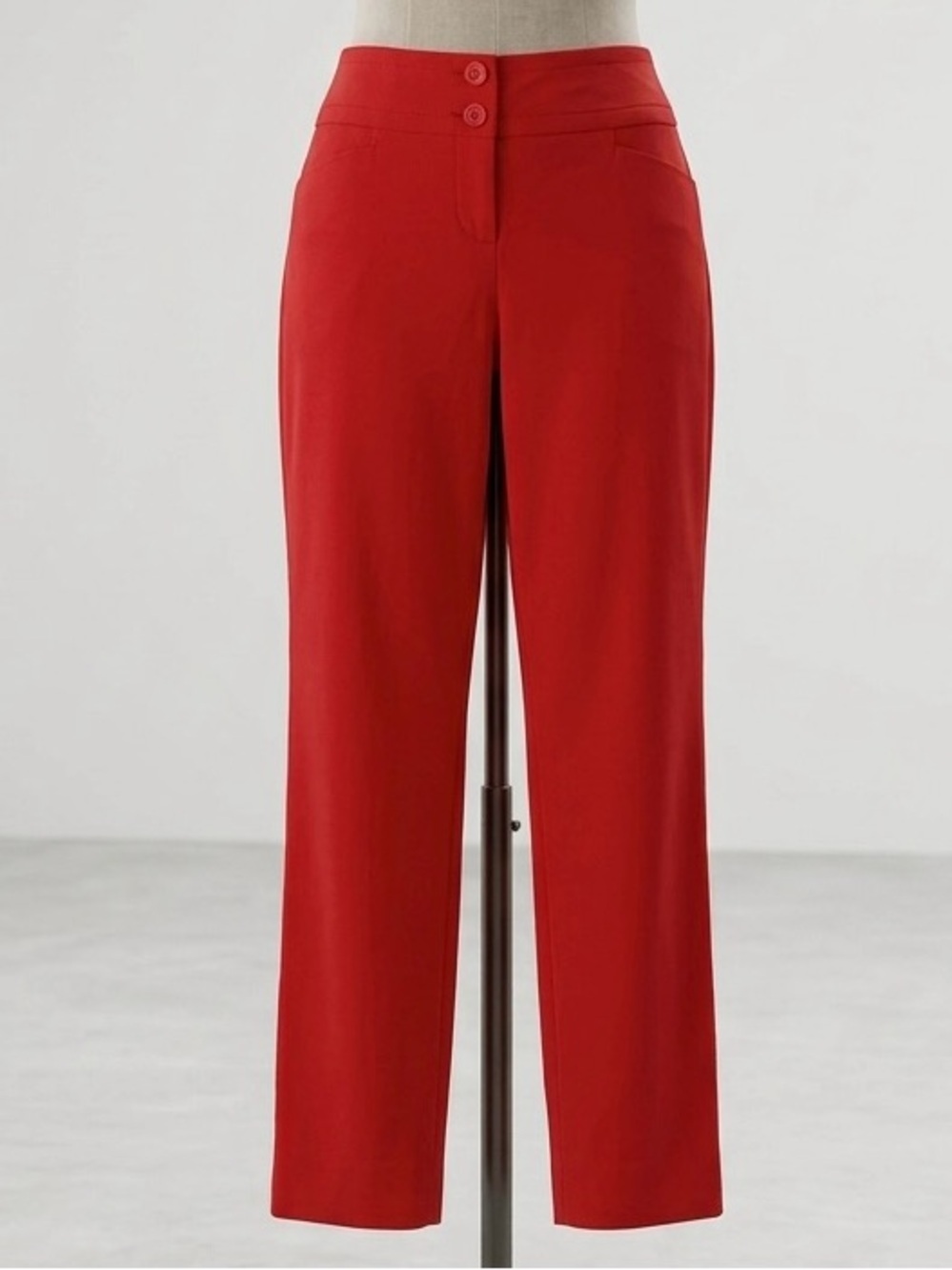 The Limited| Scarlet Red Stretch Trousers Sz 2